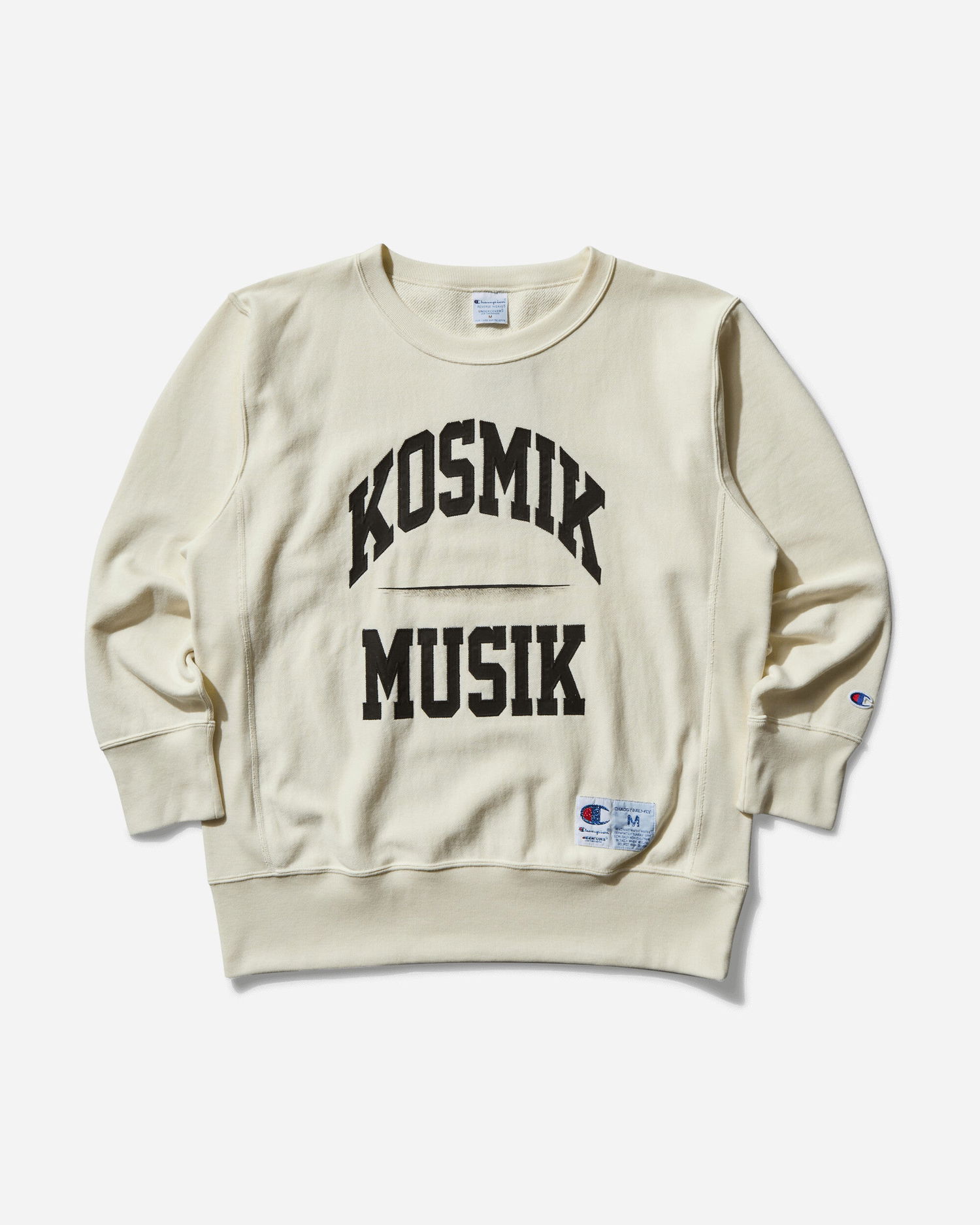 Sveter UNDERCOVER Reverse Weave Crewneck Kosmik Musik Sweatshirt Béžová | UC1E4809 001, 0