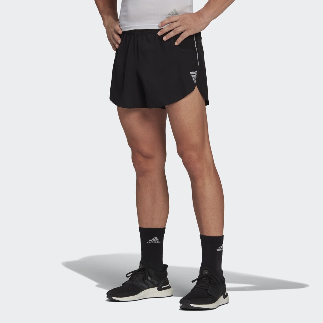 Šortky adidas Performance Own the Run Split Shorts Čierna | H58594, 0