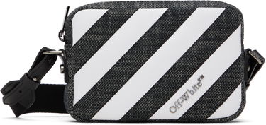 Taška cez rameno Off-White Off-White Diagonal Striped Camera Bag Biela | OWNN18FS25FAB0021000, 0
