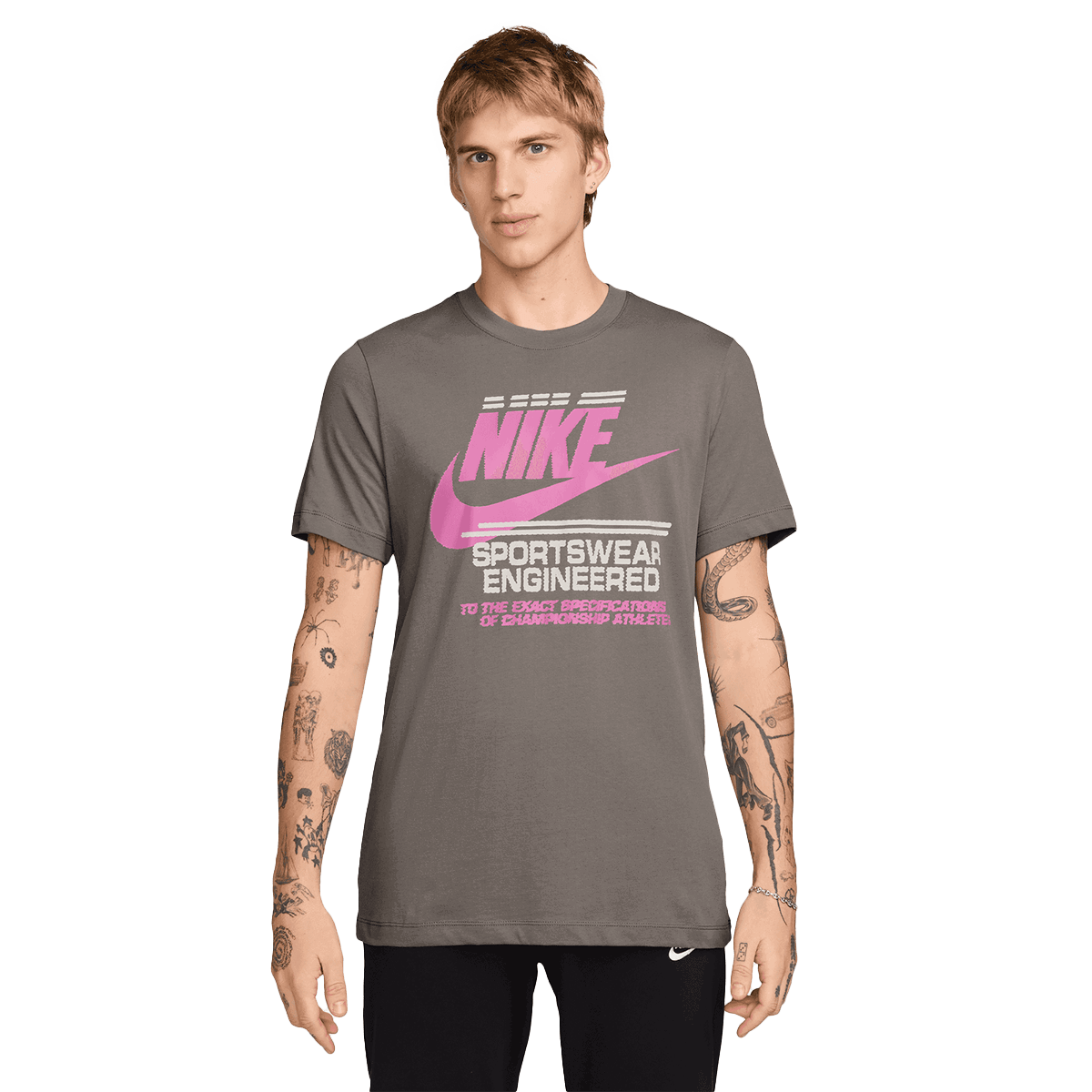 Tričko Nike Sportswear Engineered Futura T-Shirt Šedá | HQ9157-289, 0