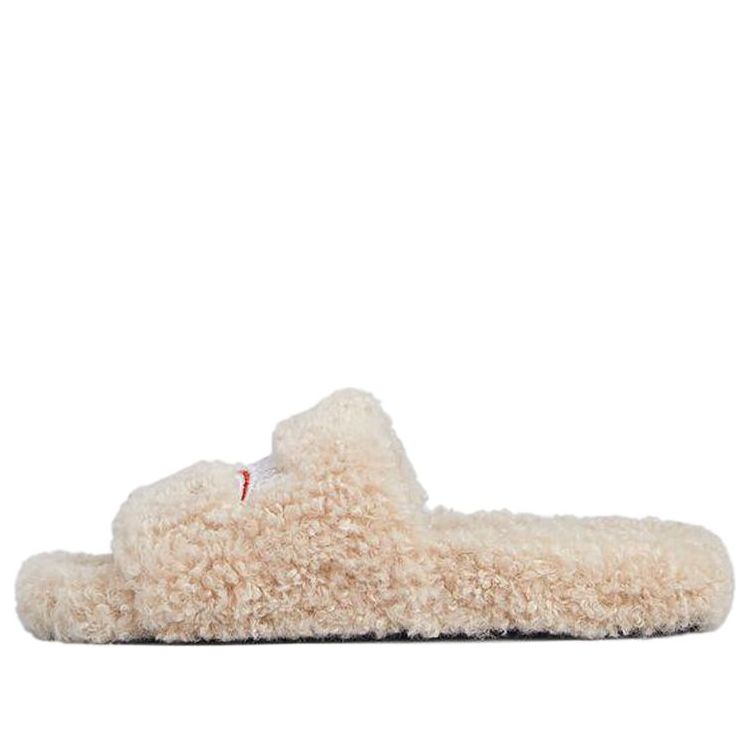 Tenisky a topánky Balenciaga Furry Slides Béžová | 654261W2DO19796