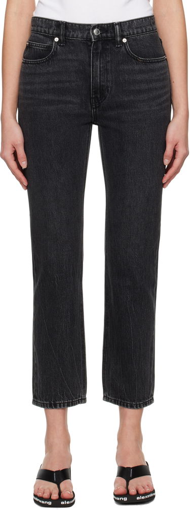 Džínsy Alexander Wang OG High-Rise Stovepipe Jeans Čierna | 4DC1254607, 0