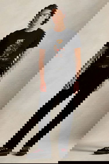 Tričko Polo by Ralph Lauren Polo Bear Print T-shirt Čierna | 710P00094, 2