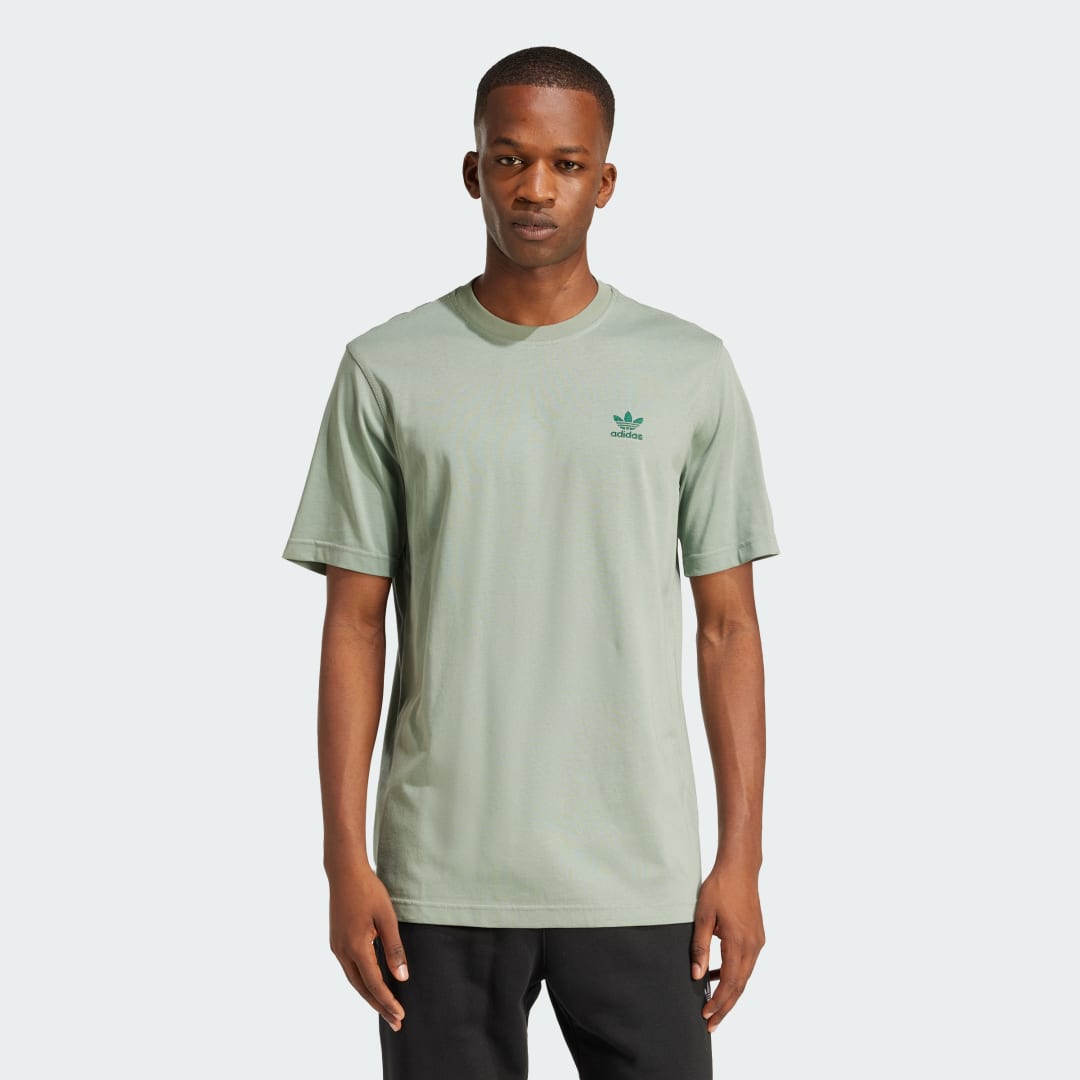 Tričko adidas Performance Trefoil Essentials T-Shirt Zelené | JC9993, 0