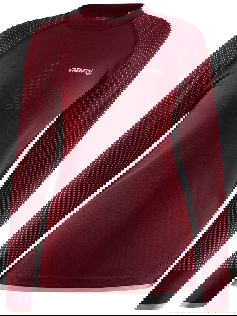 Tričko Craft ADV Warm Fuseknit Intensity Top Vínová | 1909735-488718, 0