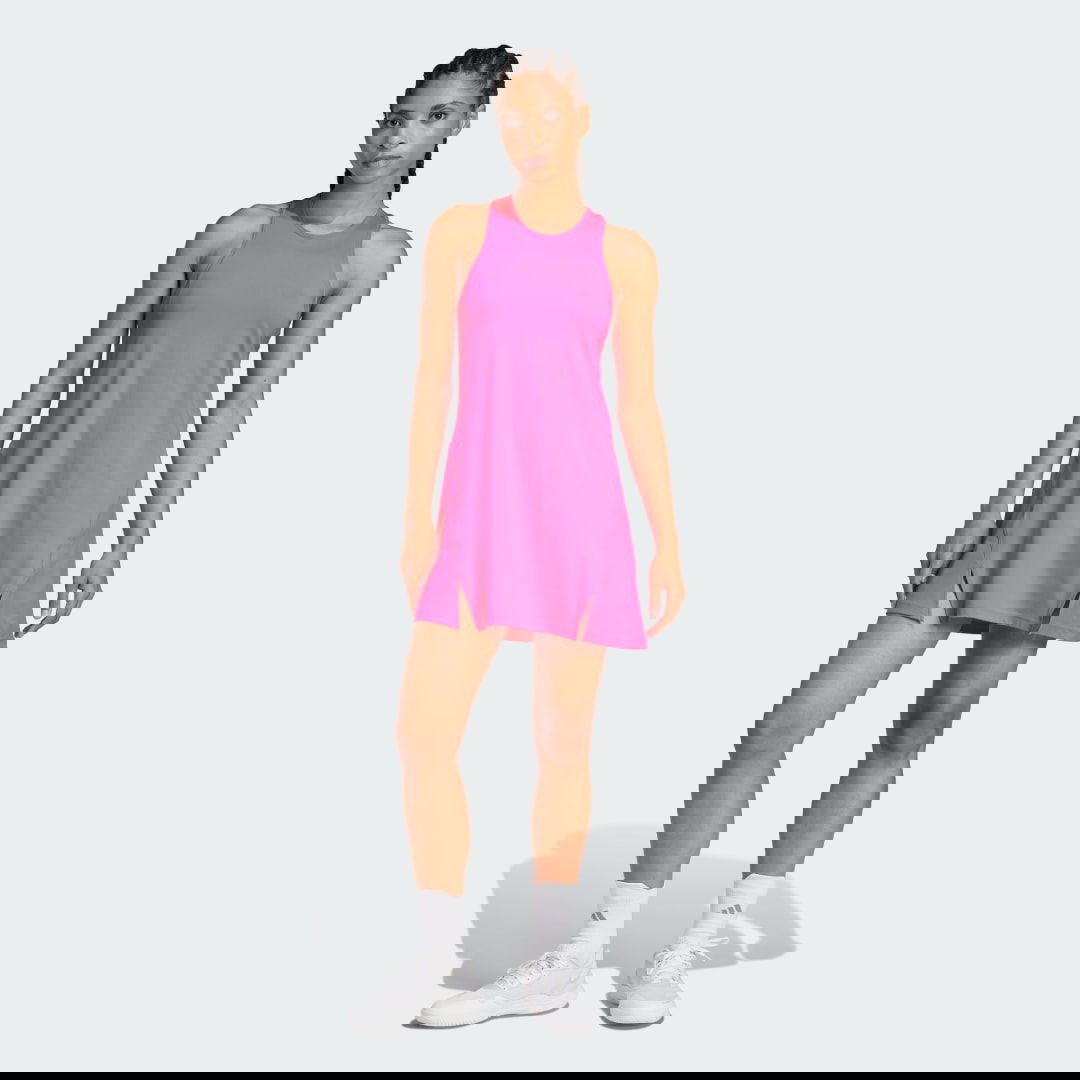 Šaty adidas Performance Club Tennis Climacool Dress Ružová | JE7109, 0