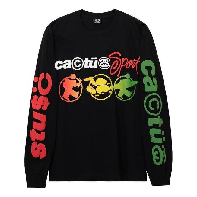 Tričko Stüssy Sport Long Sleeve Tee Čierna | 3993771