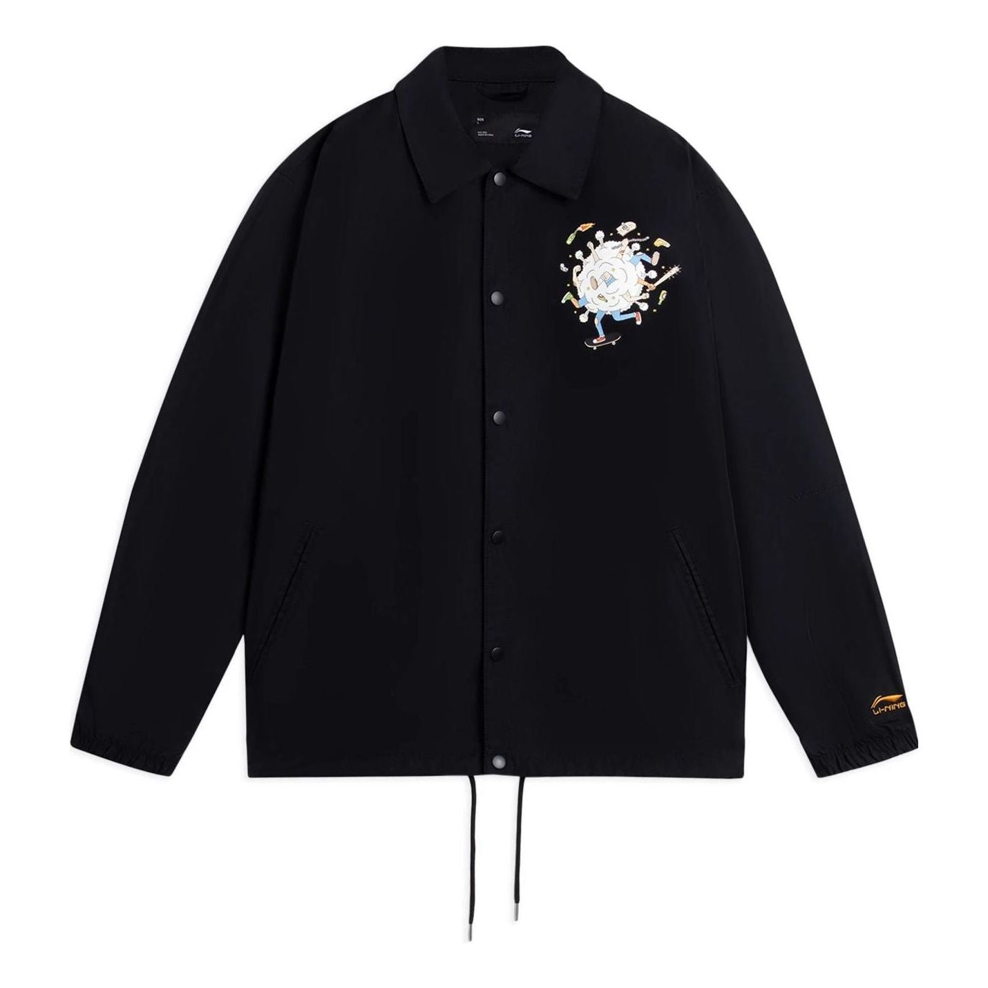 Vetrovka Li-Ning Phil Hackett Graphic Coach Jacket Čierna | AFDRA45-1, 0