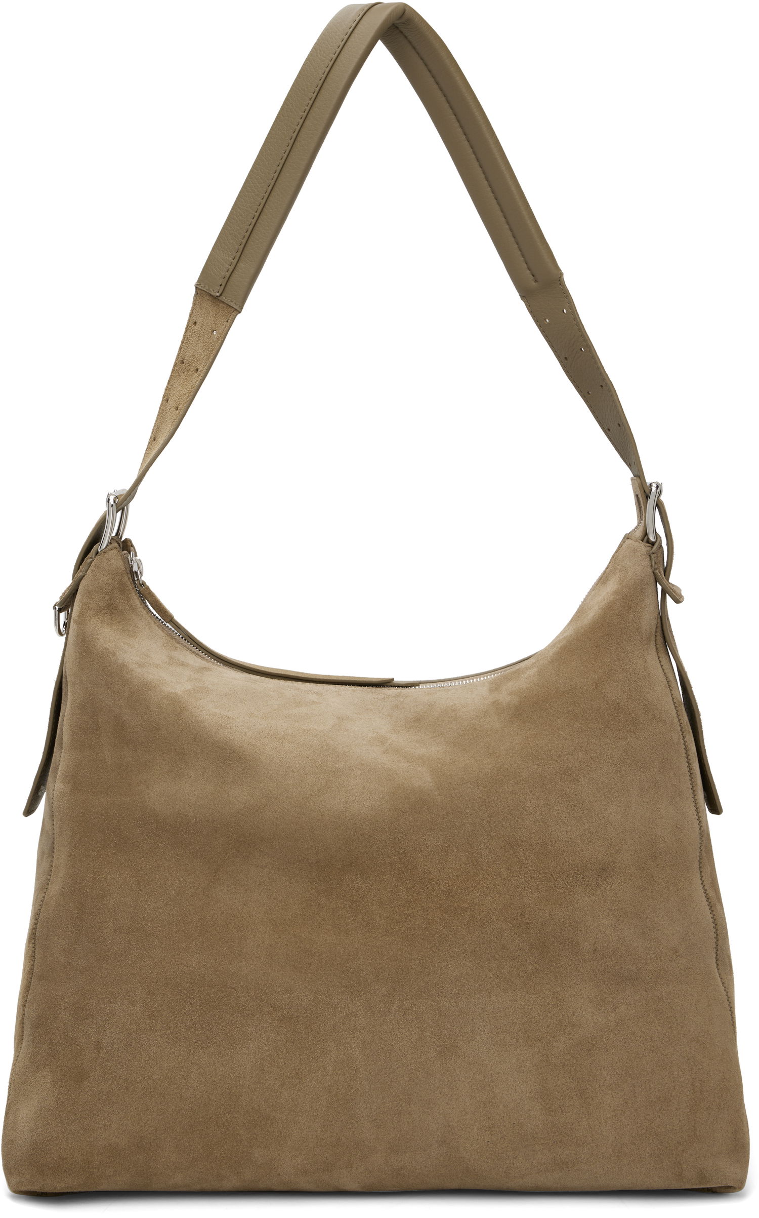 Taška cez rameno LEMAIRE Lemaire Belted Suede Shoulder Bag Hnedá | BG0189 LL0125, 0
