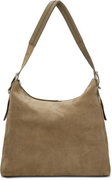 Taška cez rameno LEMAIRE Lemaire Belted Suede Shoulder Bag Hnedá | BG0189 LL0125, 0