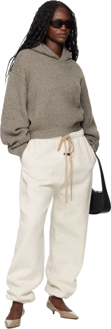 Mikina Fear of God ESSENTIALS Holiday Heavy Waffle 90s Hoodie Šedá | 192HO255012FW, 3