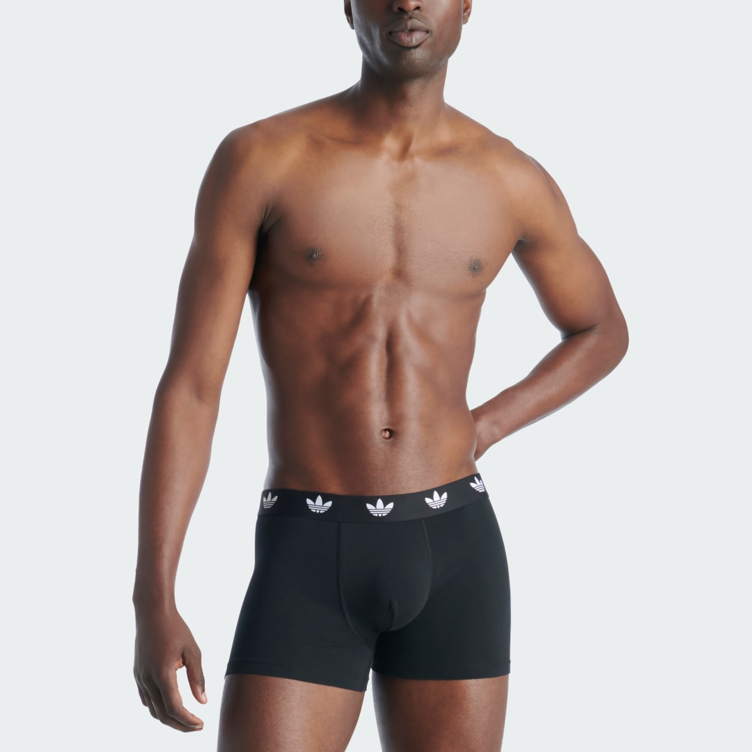 Boxerky adidas Performance Comfort Flex Cotton Trunk (3-Pack) Čierna | JK3870, 0