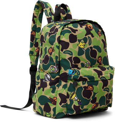 Batoh BAPE A Bathing Ape ABC Milo All Friends Medium Backpack Červená | 0MXBGW4274XXO, 4