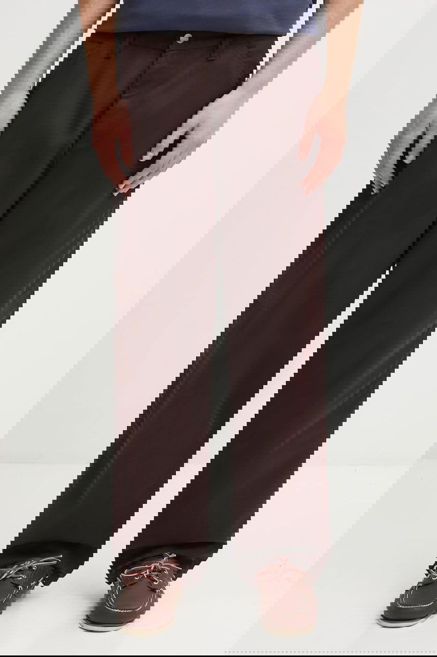 Nohavice Carhartt WIP Relaxed Fit Simple Pant Trousers Hnedá | I034907.33H02, 0