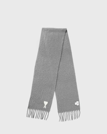 Šál AMI AMI de Coeur Gray Wool Scarf Šedá | USF673.AW0004-050, 2