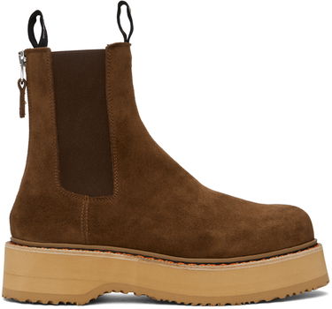 Oblečenie R13 R13 Single Stack Chelsea Boots Hnedá | R13S0240-07, 0