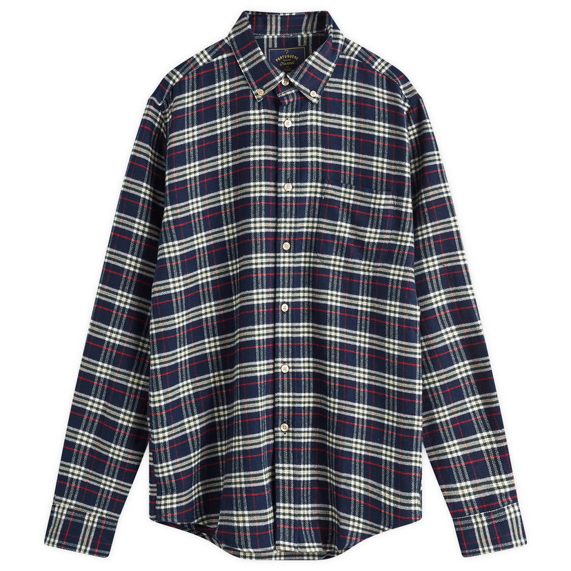 Košeľa Portuguese Flannel Lamo Button Down Shirt Blue Modrá | PF-AW24050-BLU