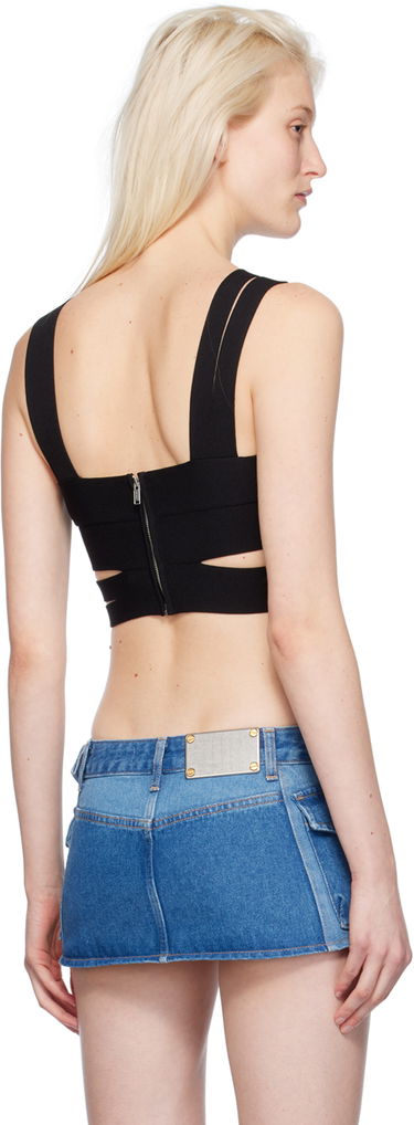 Podprsenka Dion Lee Harness Bralette Čierna | A7770PS24, 2