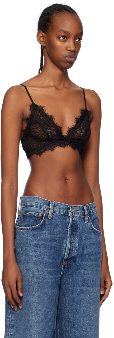 Podprsenka Anine Bing Scalloped Lace Bra Čierna | A-10-0003-000, 1
