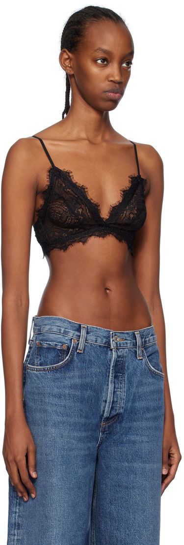 Podprsenka Anine Bing Scalloped Lace Bra Čierna | A-10-0003-000, 1