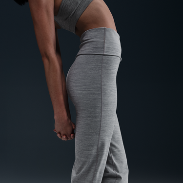 Tielko Nike Nike One Dri-FIT High-Waisted Foldover Training Pants Šedá | FV7848-084, 3