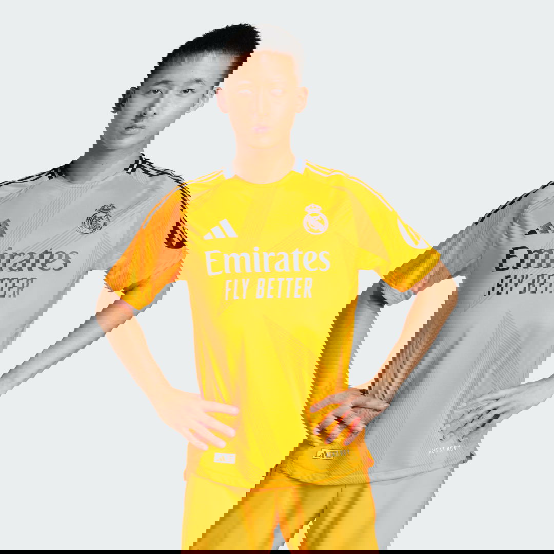 Dres adidas Performance Real Madrid 24/25 Authentic Away Jersey Žltá | JX2134, 0