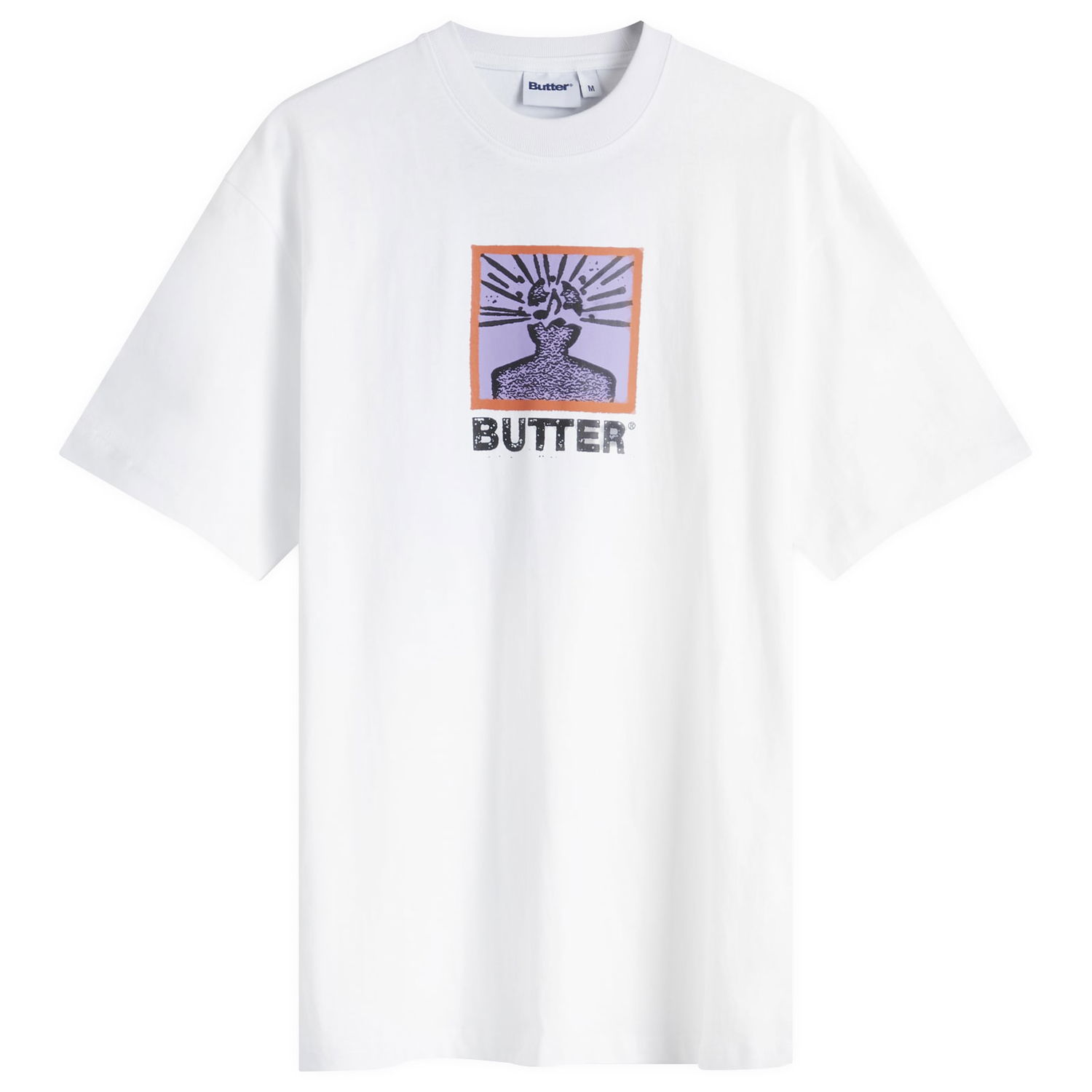 Tričko Butter Goods Explosion T-Shirt Biela | BGQ224D10301, 0