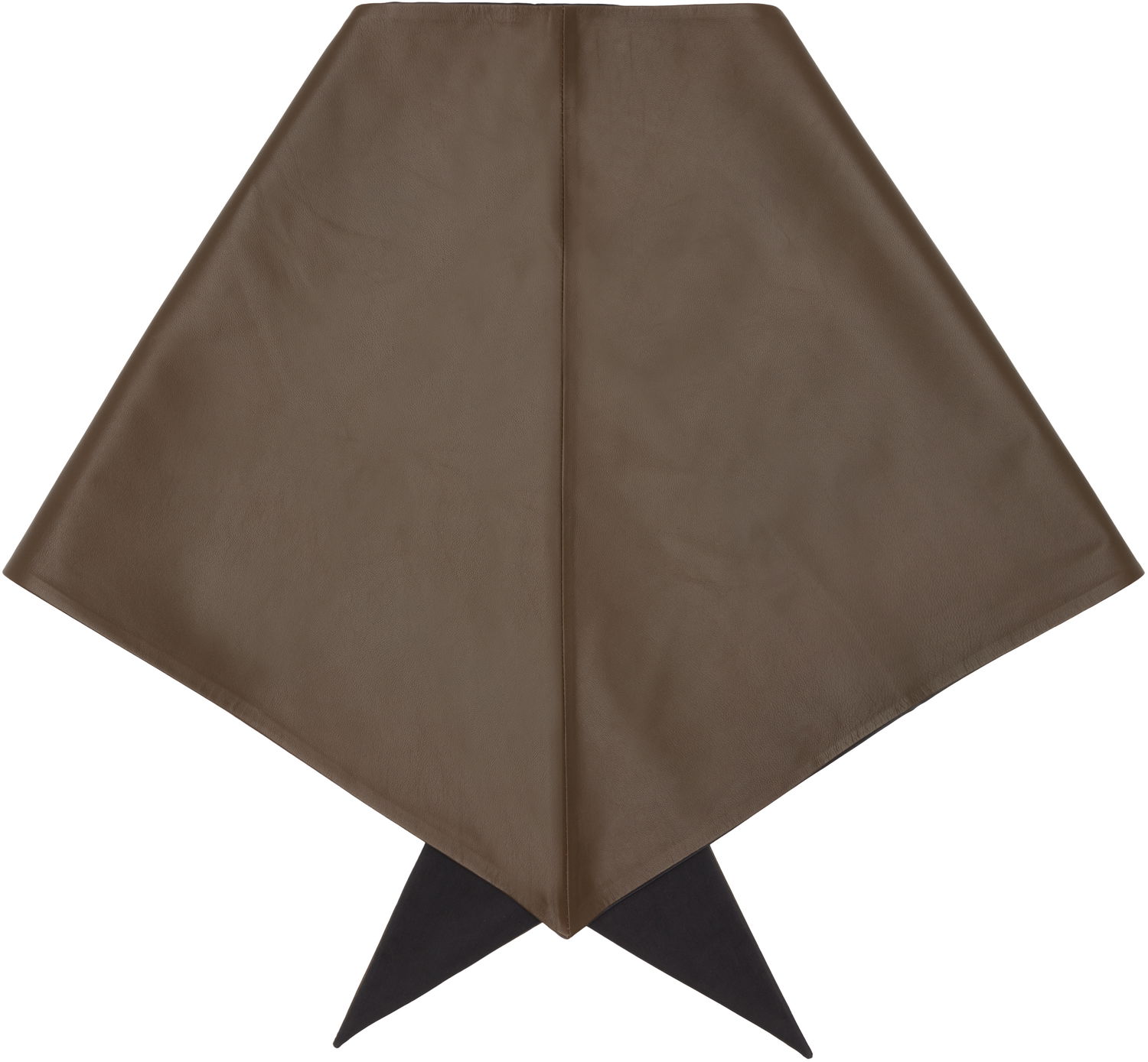 Šál LEMAIRE Large Leather Triangle Scarf Hnedá | AC1248 LL0161, 1