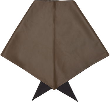 Šál LEMAIRE Large Leather Triangle Scarf Hnedá | AC1248 LL0161, 1