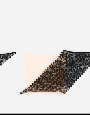 Home decor Dolce & Gabbana Leopard Print Canvas Small Cushion Rôznofarebný | TCE001TCAA6UL003, 0