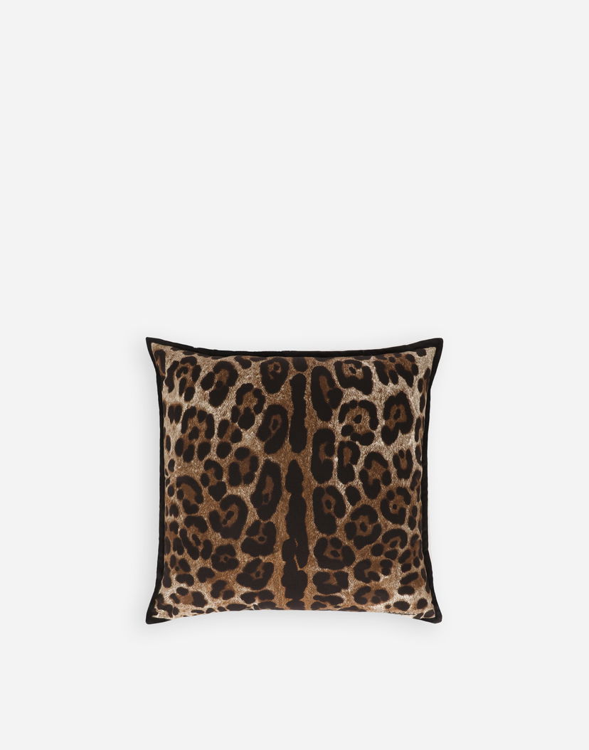 Home decor Dolce & Gabbana Leopard Print Canvas Small Cushion Rôznofarebný | TCE001TCAA6UL003
