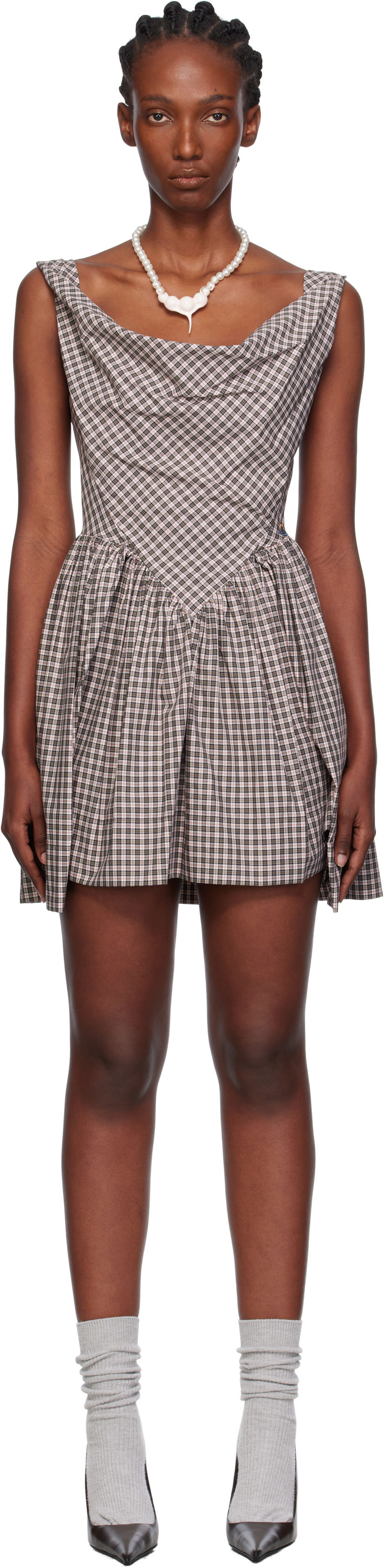 Šaty Vivienne Westwood Vivienne Westwood Sunday Plaid Mini Dress Rôznofarebný | 1101039H-W0178-