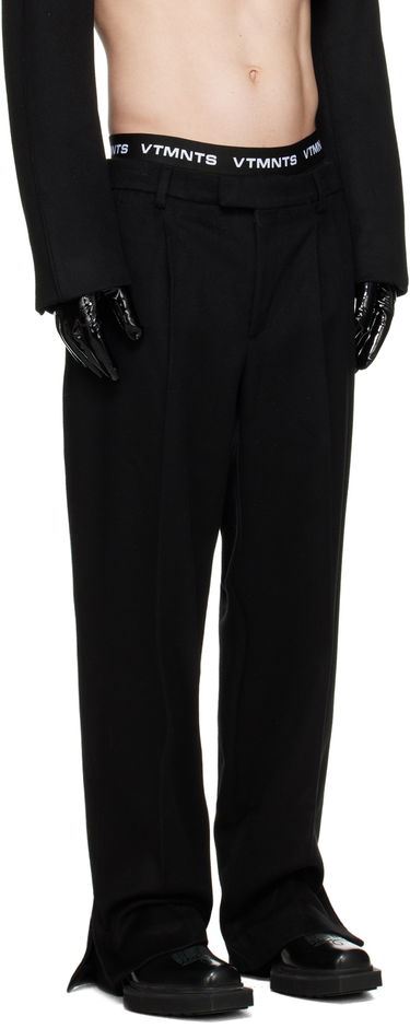 Nohavice VETEMENTS Pleated Trousers Čierna | VL16PA320B, 1