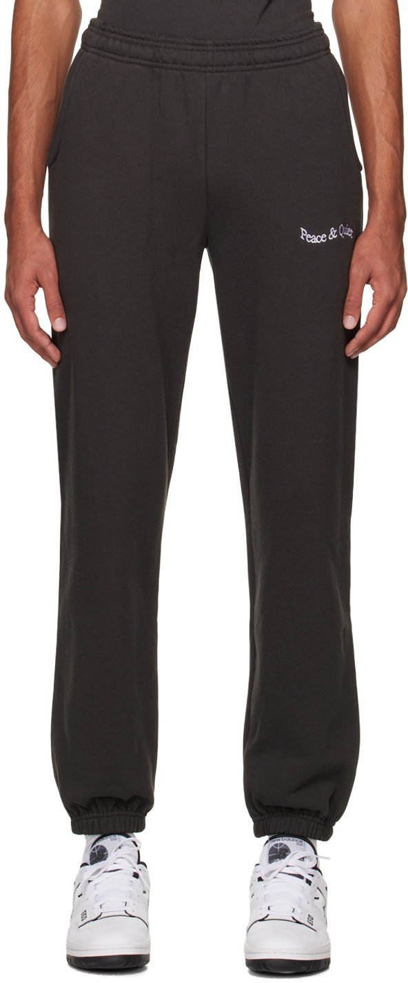 Tepláky Museum of Peace & Quiet Wordmark Sweatpants Šedá | MOPQ-FW23-18 BLK, 0