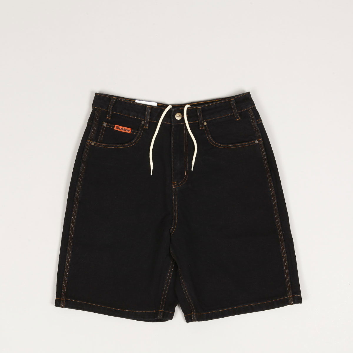 Šortky Butter Goods Baggy Denim Shorts Wash Čierna | butter-goods-baggy-denim-shorts-washed-black, 1
