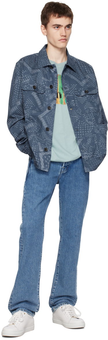 Bunda Paul Smith PS Paul Smith Bandana Print Jacket Modrá | M2R-352Y-L21842, 3