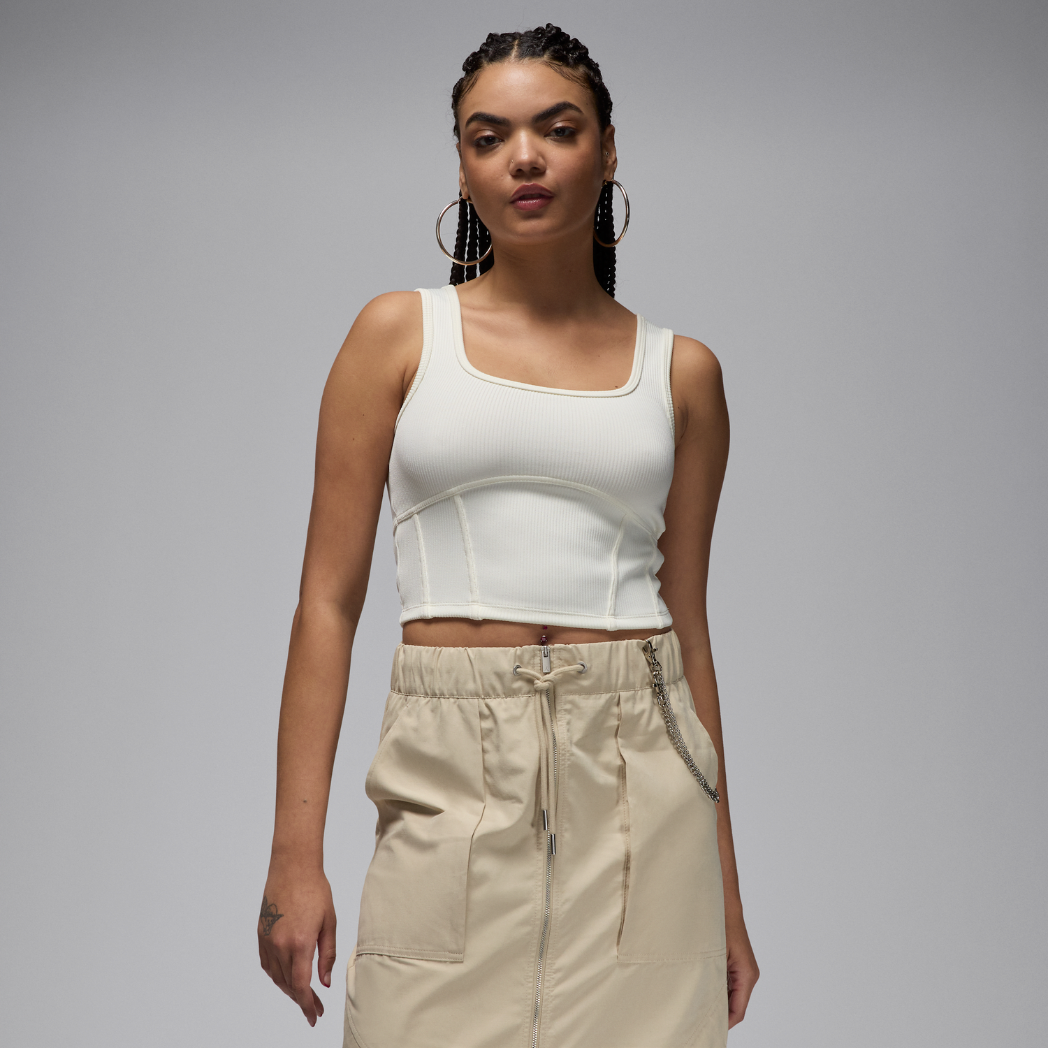 Sukňa Jordan Jordan Crop Tank Top Biela | HJ0025-133, 0