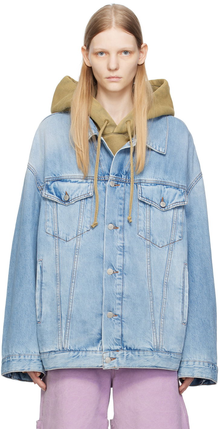 Oblečenie Acne Studios Loose Fit Denim Modrá | C90094-, 0