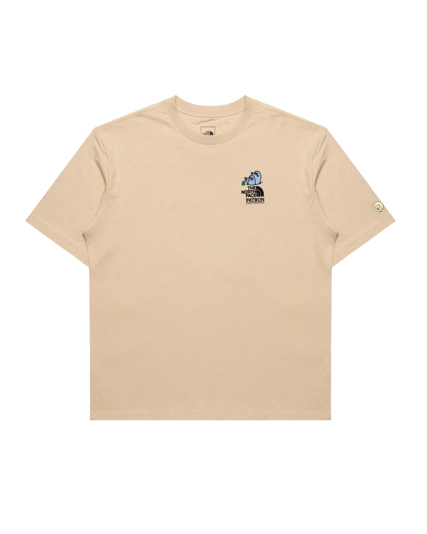 Crop Top The North Face Patron Plasticfree Peaks Oversized T-Shirt Béžová | NF0A8C4DLK51, 0
