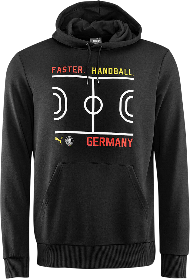 Mikina Puma DHB Germany Faster Handball Hoodie Čierna | 686088-01, 0