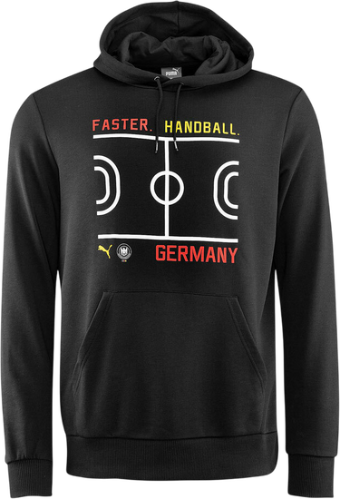 Mikina Puma DHB Germany Faster Handball Hoodie Čierna | 686088-01, 0