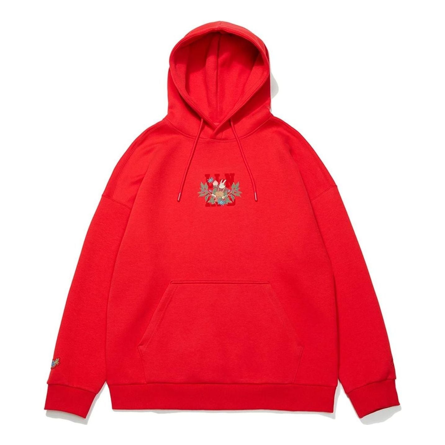 Mikina Li-Ning Knit Hoodie with Embroidery Červená | AWDT013-2, 0