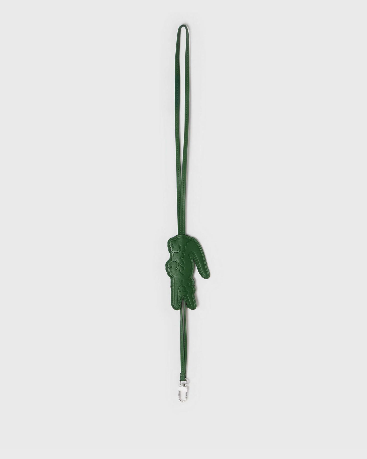 Kľúčenka Lacoste Crocodile Leather Key Holder Zelené | NU5136HN-B01, 0