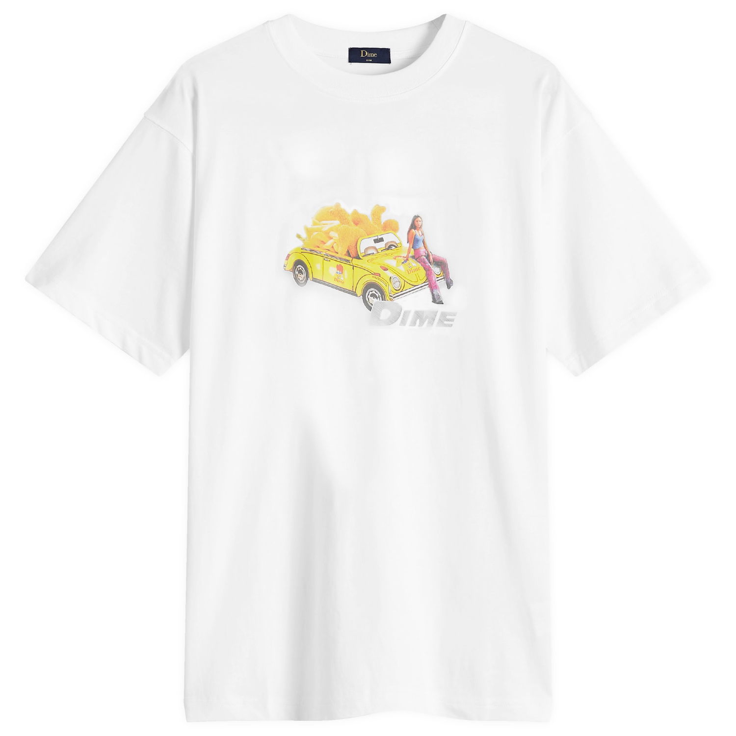 Tričko Dime 2Fast 2Delicious Graphic T-Shirt Biela | DIMEHO2466WHT, 0