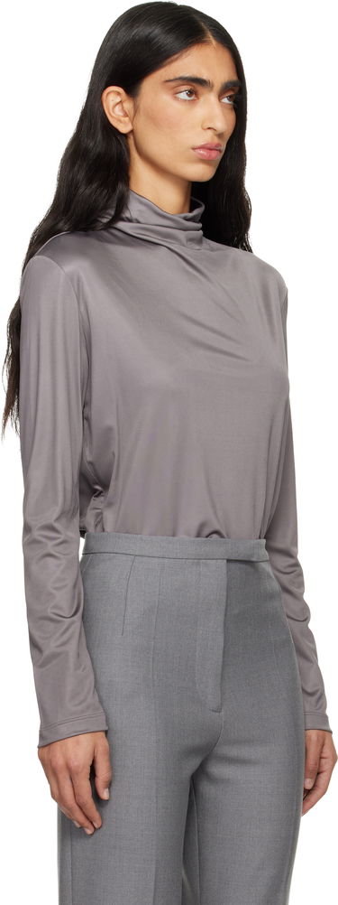 Dres Dries Van Noten Dries Van Noten Long-Sleeve Jersey Turtleneck Šedá | 252-011157-2617, 1