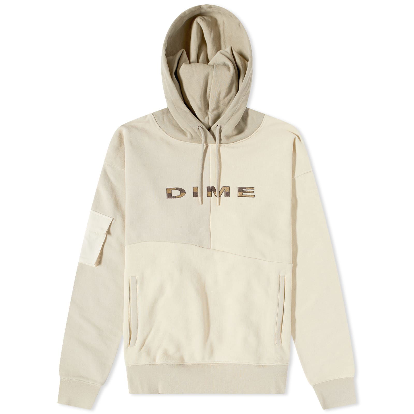 3-Tone Split Hoody Sand