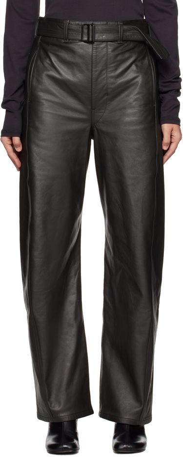 Nohavice LEMAIRE Twisted Belted Pants Čierna | PA1142 LL0095, 0