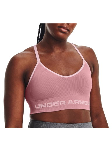 Podprsenka Under Armour Seamless Low Long Rib Bra Ružová | 1373870-697