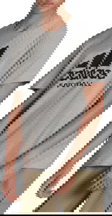 Tričko adidas Originals Football Graphic Tee Šedá | ha0906, 0