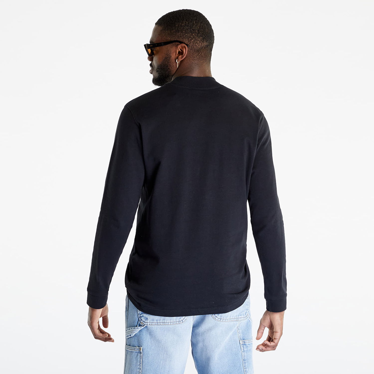 Tričko Nike Life Mock Neck Shirt Čierna | DX5868-010, 1